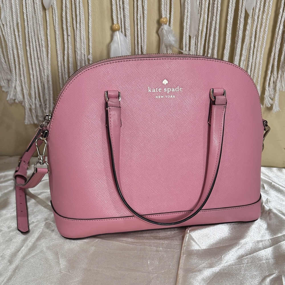 Kate Spade Sadie Saffiano Dome Satchel Bag